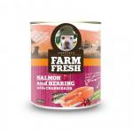 Farm Fresh Salmon and herring with cranberies