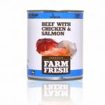Farm Fresh Beef with Chicken and Salmon