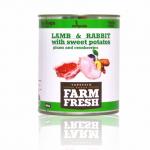 Farm Fresh Lamb and Rabbit with sweet Potato and Plums